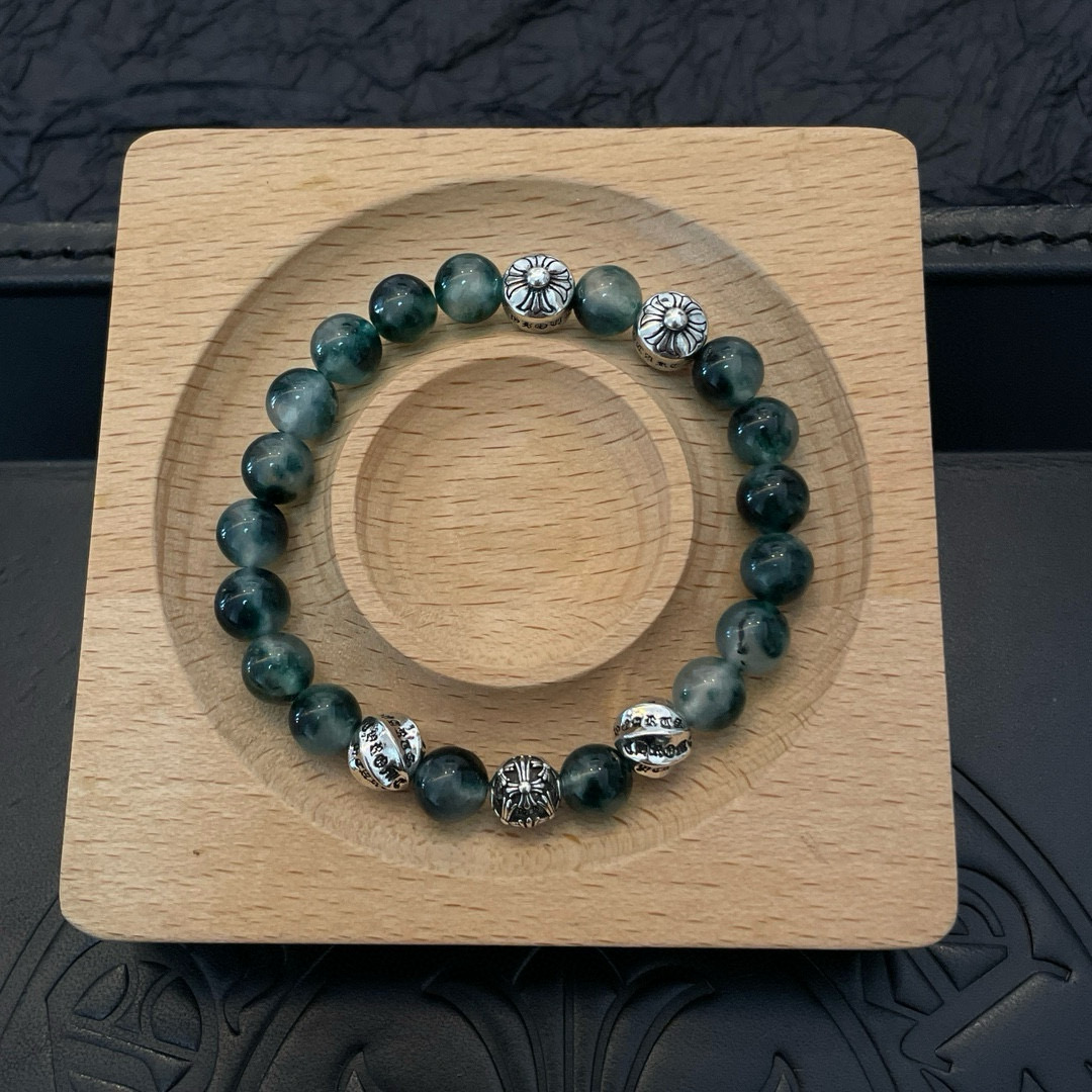  新款【专柜品质】Chrome Hearts克罗心 经典复古多元素手链 凹凸造型不同的花纹设计风格呈现出