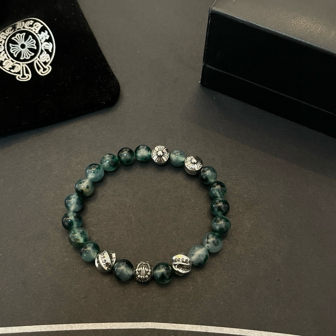  新款【专柜品质】Chrome Hearts克罗心 经典复古多元素手链 凹凸造型不同的花纹设计风格呈现出