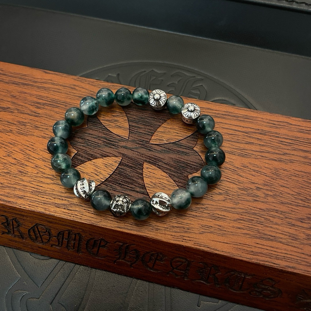  新款【专柜品质】Chrome Hearts克罗心 经典复古多元素手链 凹凸造型不同的花纹设计风格呈现出