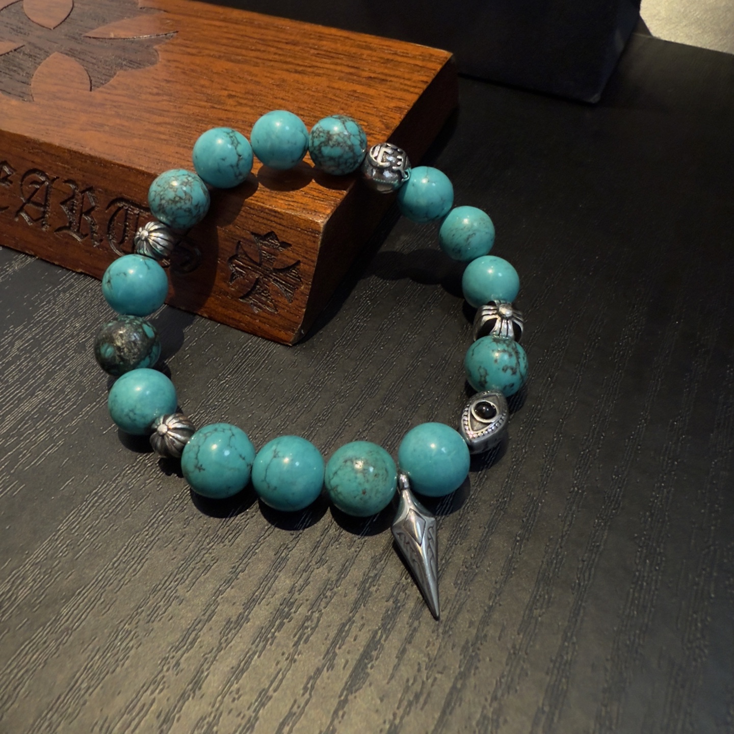  新款【专柜品质】Chrome Hearts克罗心 经典复古多元素手串手链 ，快手/ins/小红书热门，