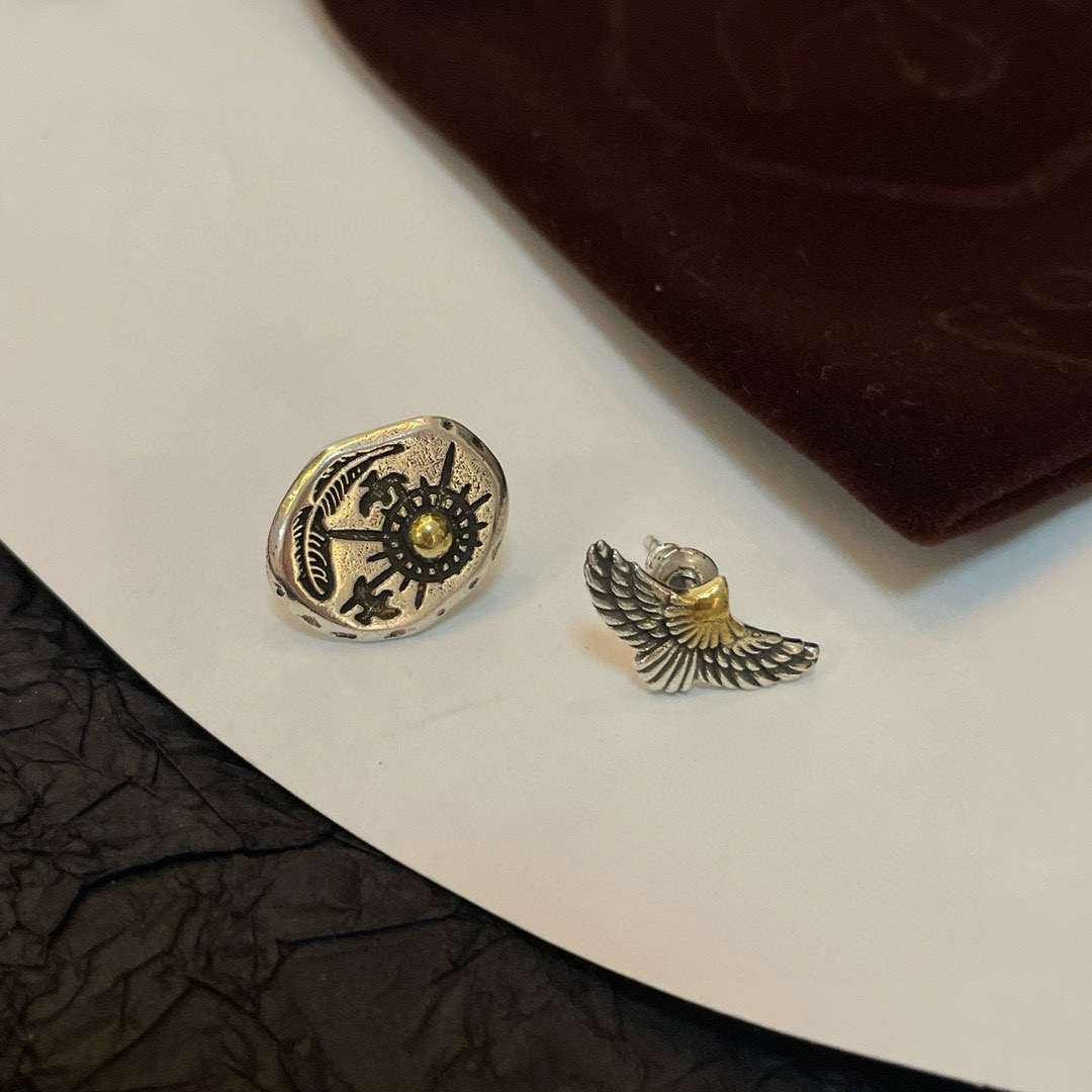 批  【新品上架】Goro’s高桥吾郎复古点金飞鸟耳钉，顶级版本 认准独家拍摄 主攻高端市场 绝对区别普