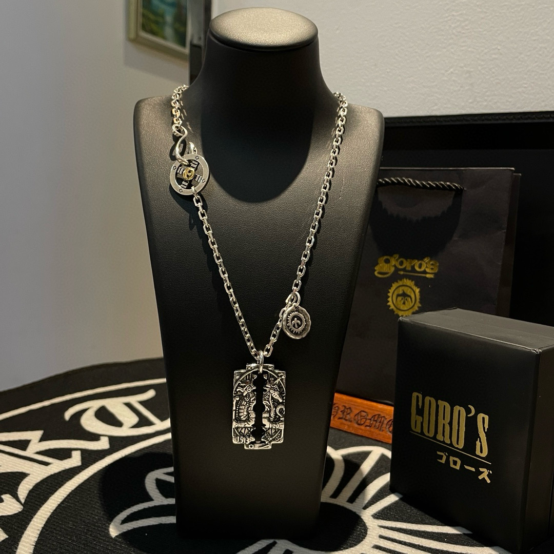 批   【新品上架】Goro’s高桥吾郎方牌吊坠，高桥经典项链，顶级版本，认准独家拍摄，主攻高端市场 ，