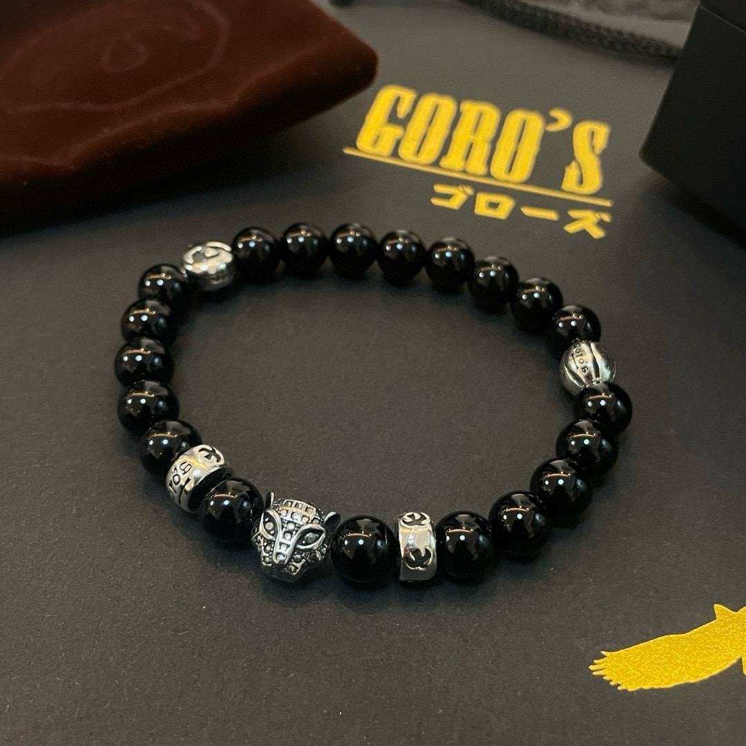 【新品上架】Goro’s高桥吾郎黑曜石手串手链，顶级版本 认准独家拍摄 主攻高端市场 绝对区别普通版本！