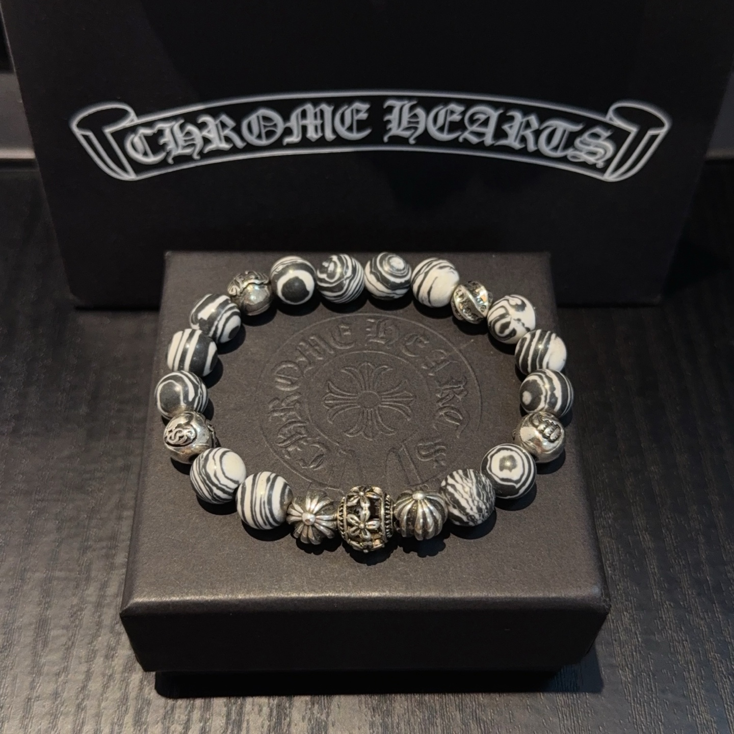  新款【专柜品质】Chrome Hearts克罗心经典复古多元素手串手链 ，快手/ins/小红书热门，凹