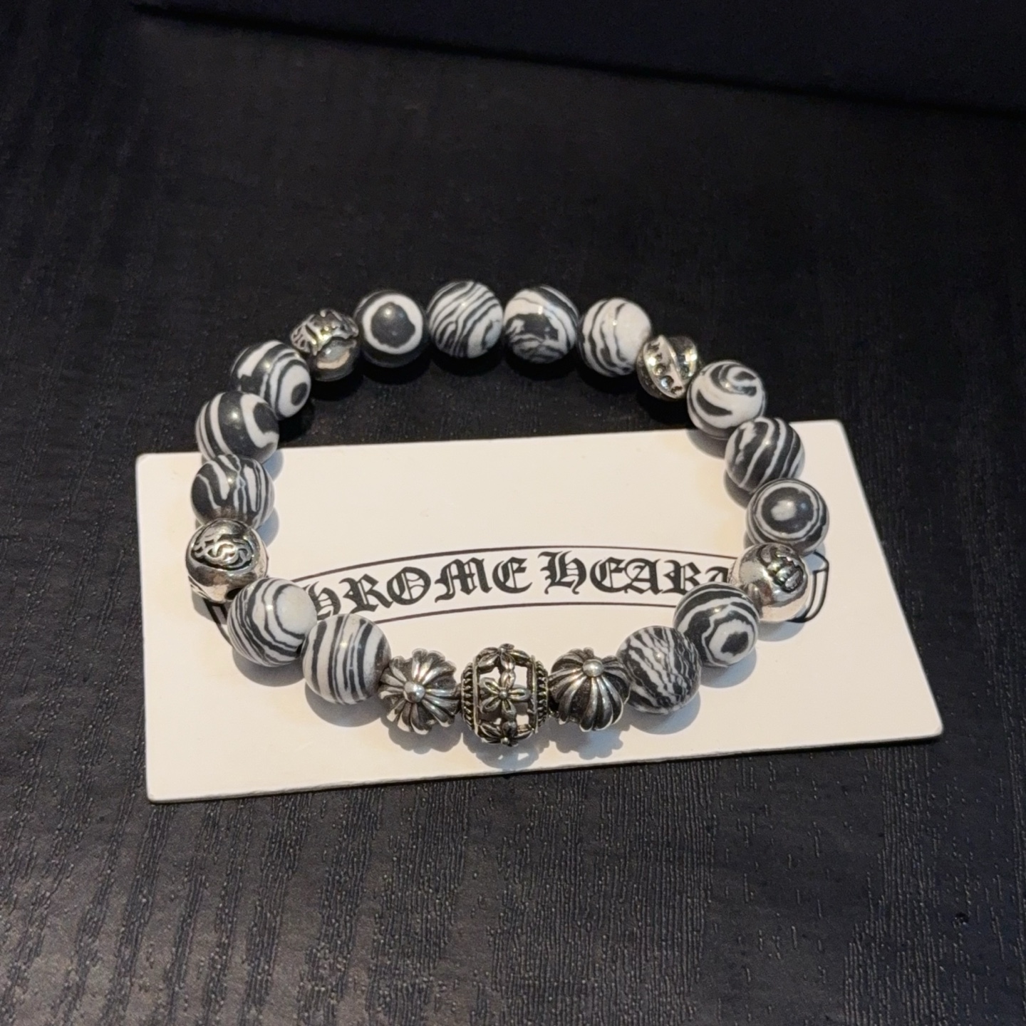  新款【专柜品质】Chrome Hearts克罗心经典复古多元素手串手链 ，快手/ins/小红书热门，凹