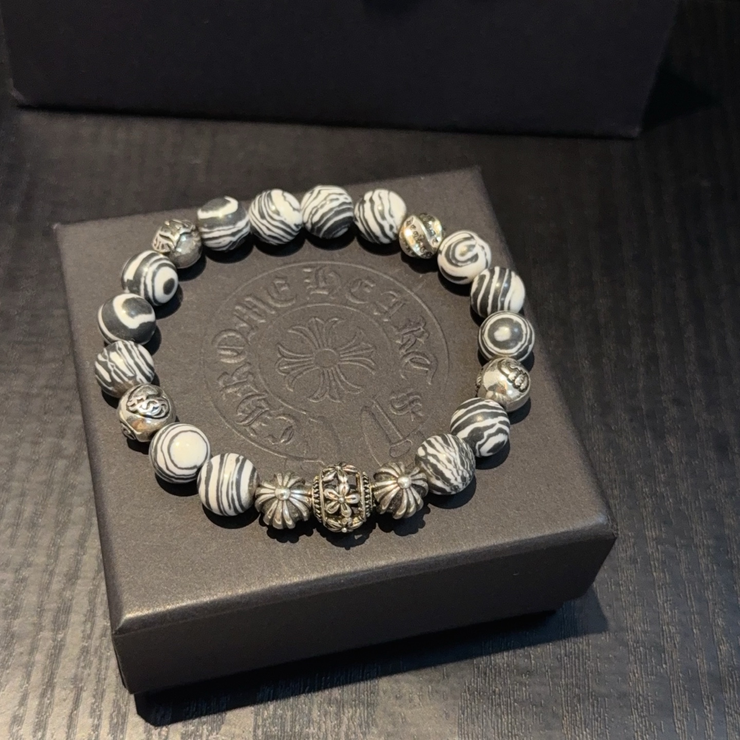  新款【专柜品质】Chrome Hearts克罗心经典复古多元素手串手链 ，快手/ins/小红书热门，凹