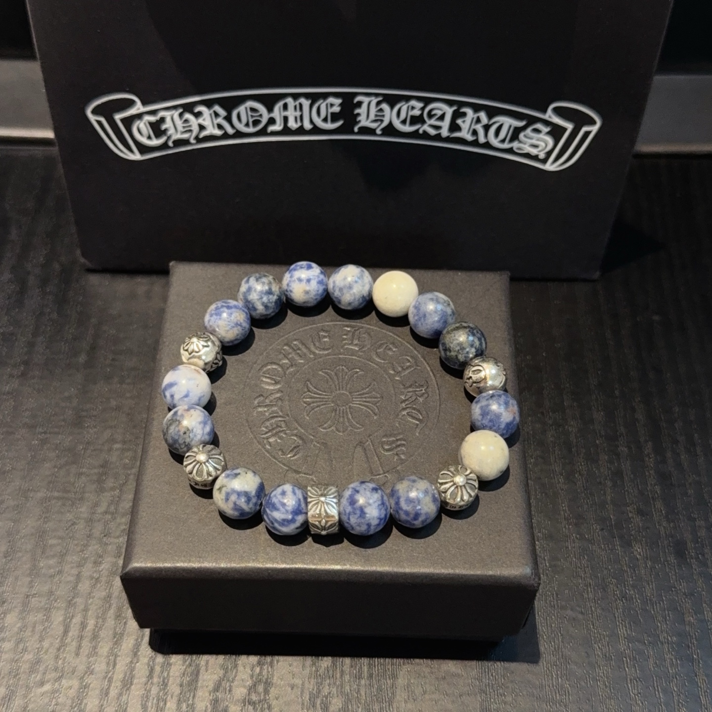  新款【专柜品质】Chrome Hearts克罗心经典复古多元素手串手链 ，快手/ins/小红书热门，凹