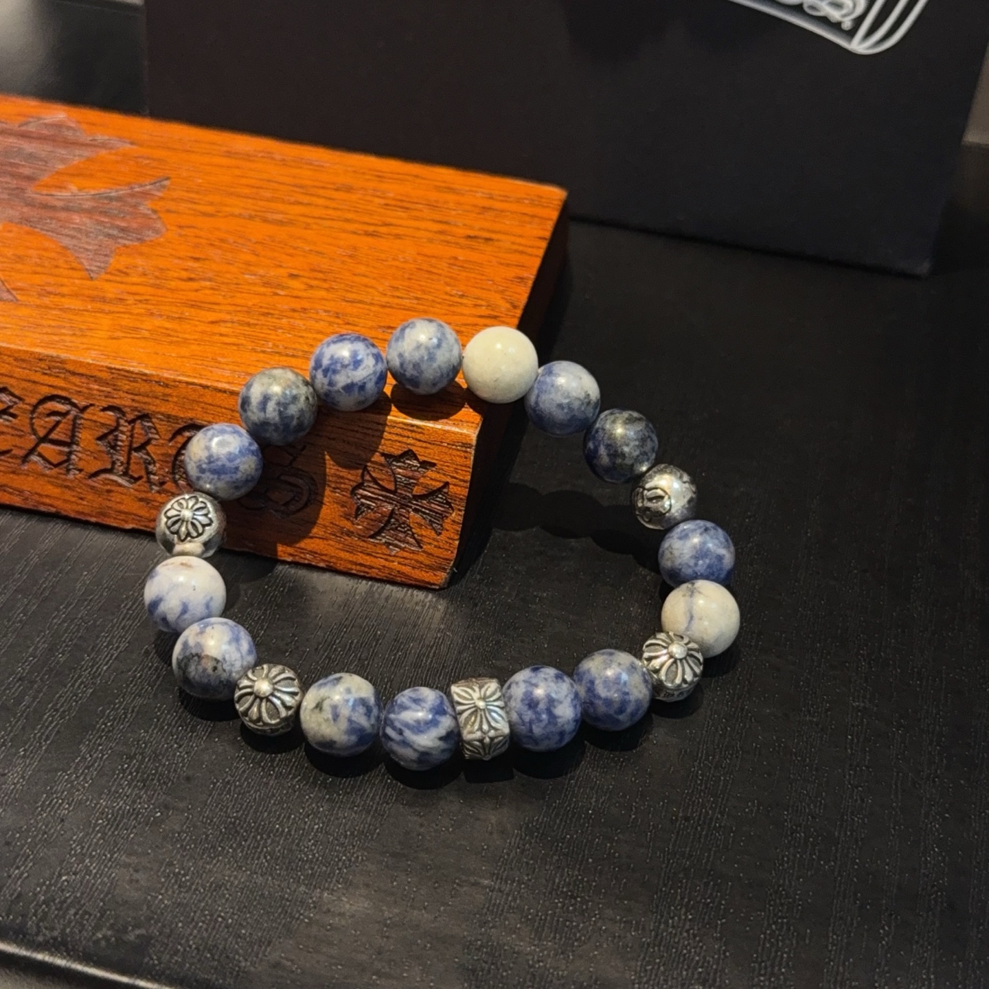  新款【专柜品质】Chrome Hearts克罗心经典复古多元素手串手链 ，快手/ins/小红书热门，凹