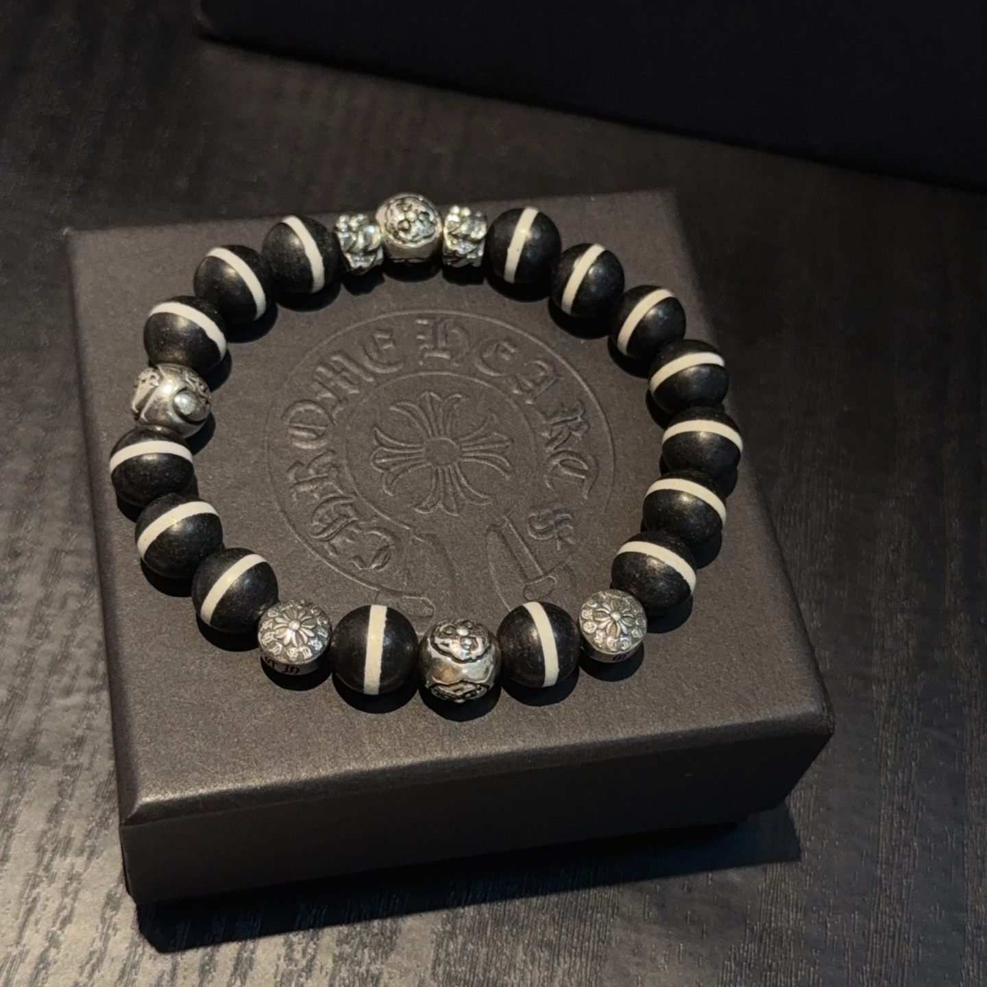  新款【专柜品质】Chrome Hearts克罗心经典复古多元素手串手链 ，快手/ins/小红书热门，凹