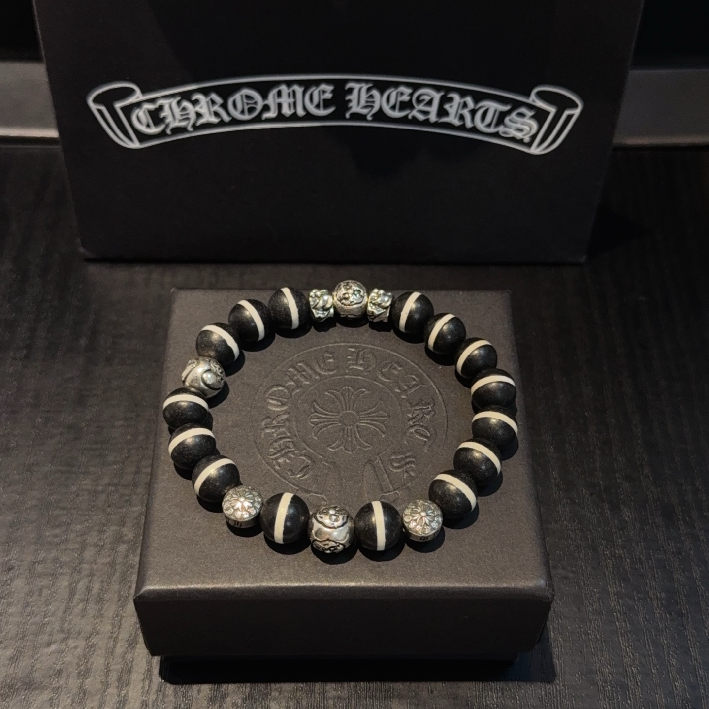  新款【专柜品质】Chrome Hearts克罗心经典复古多元素手串手链 ，快手/ins/小红书热门，凹