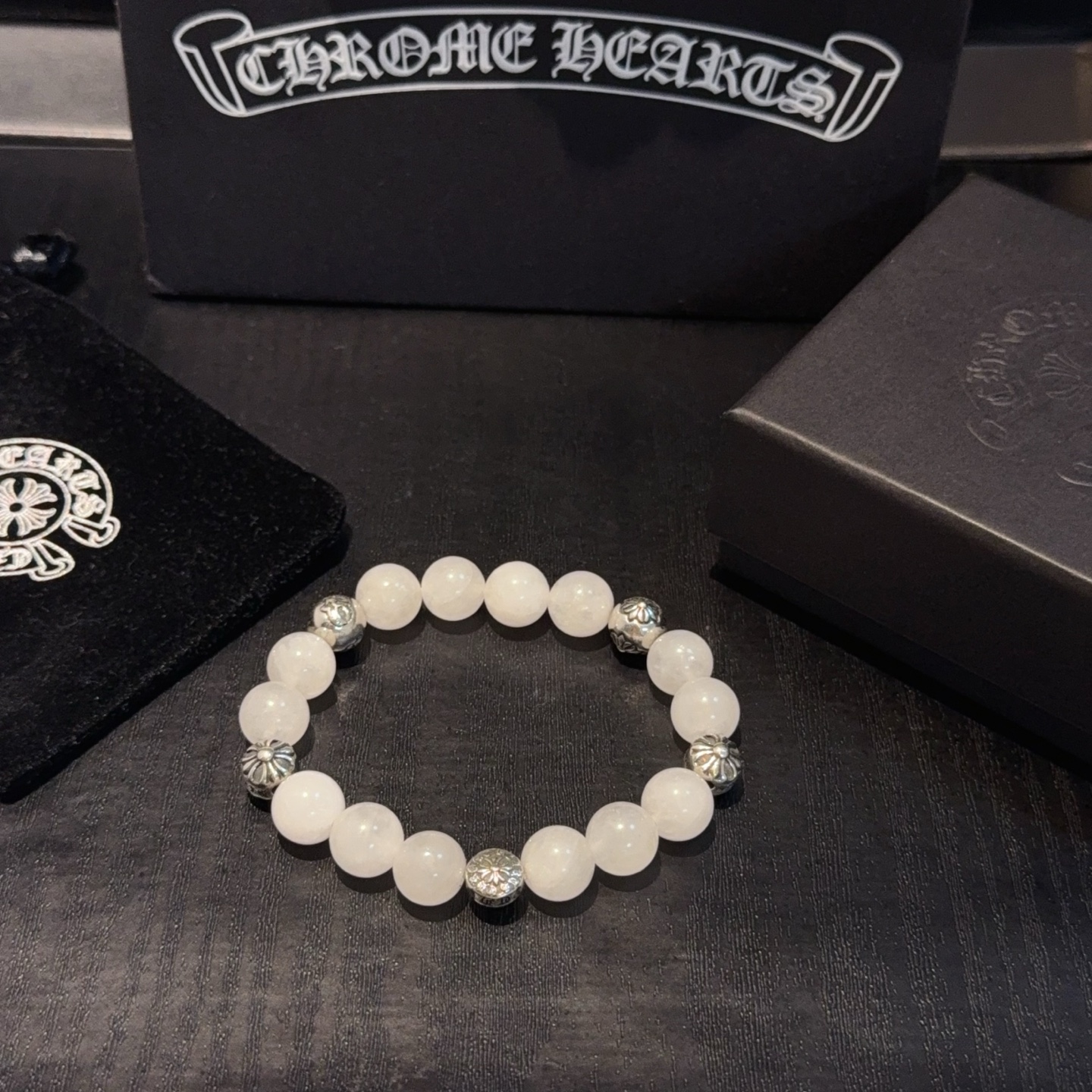  新款【专柜品质】Chrome Hearts克罗心经典复古多元素手串手链 ，快手/ins/小红书热门，凹