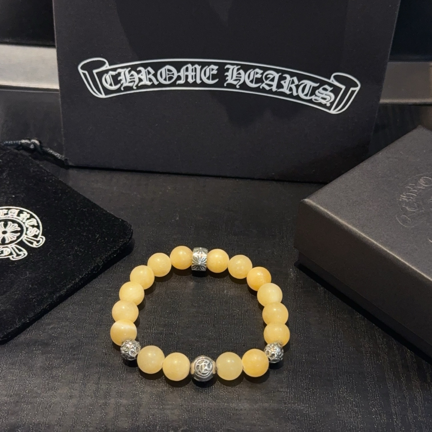 新款【专柜品质】Chrome Hearts克罗心经典复古多元素手串手链 ，快手/ins/小红书热门，凹