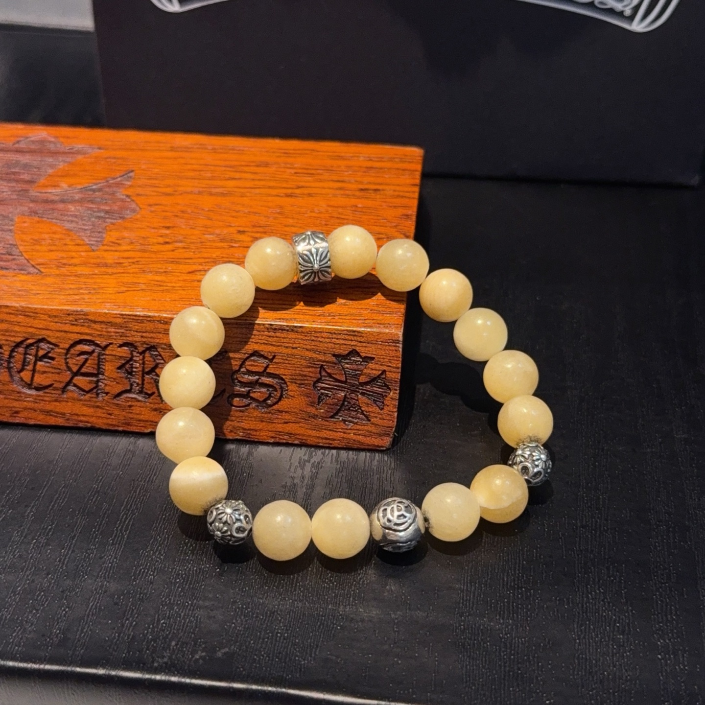  新款【专柜品质】Chrome Hearts克罗心经典复古多元素手串手链 ，快手/ins/小红书热门，凹