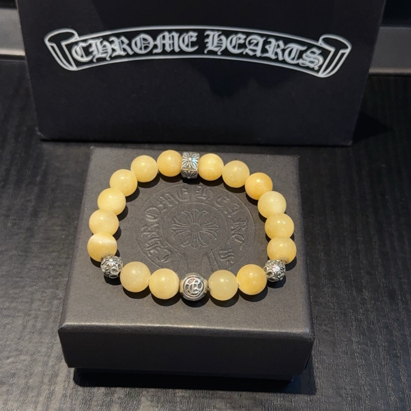  新款【专柜品质】Chrome Hearts克罗心经典复古多元素手串手链 ，快手/ins/小红书热门，凹