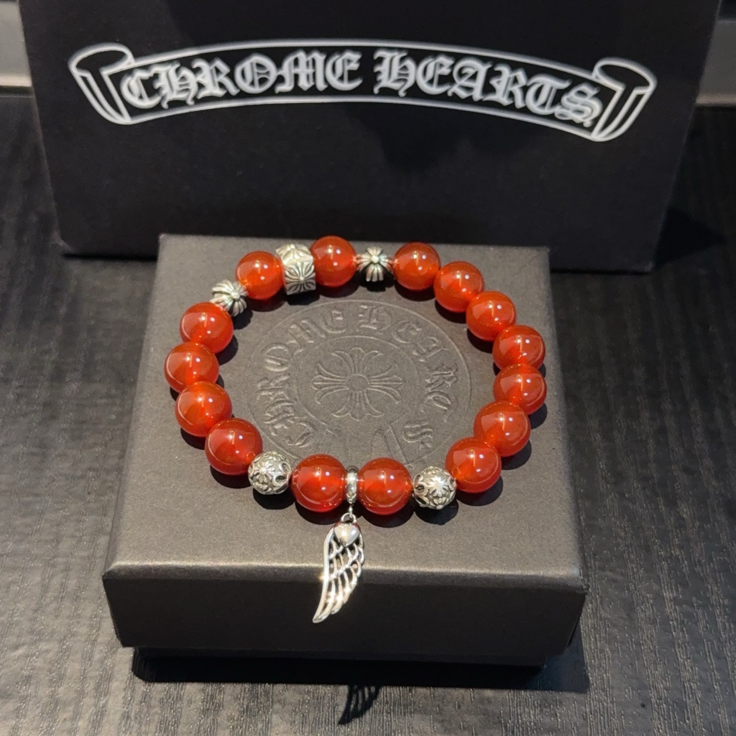  新款【专柜品质】Chrome Hearts克罗心经典复古多元素手串手链 ，快手/ins/小红书热门，凹