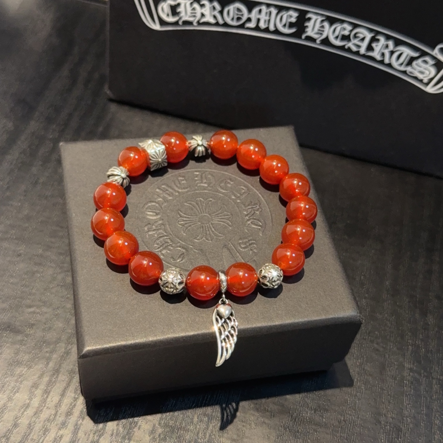  新款【专柜品质】Chrome Hearts克罗心经典复古多元素手串手链 ，快手/ins/小红书热门，凹