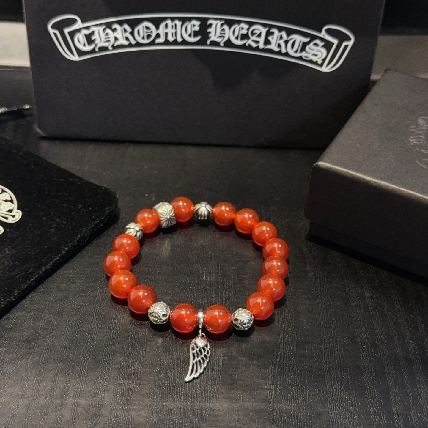  新款【专柜品质】Chrome Hearts克罗心经典复古多元素手串手链 ，快手/ins/小红书热门，凹