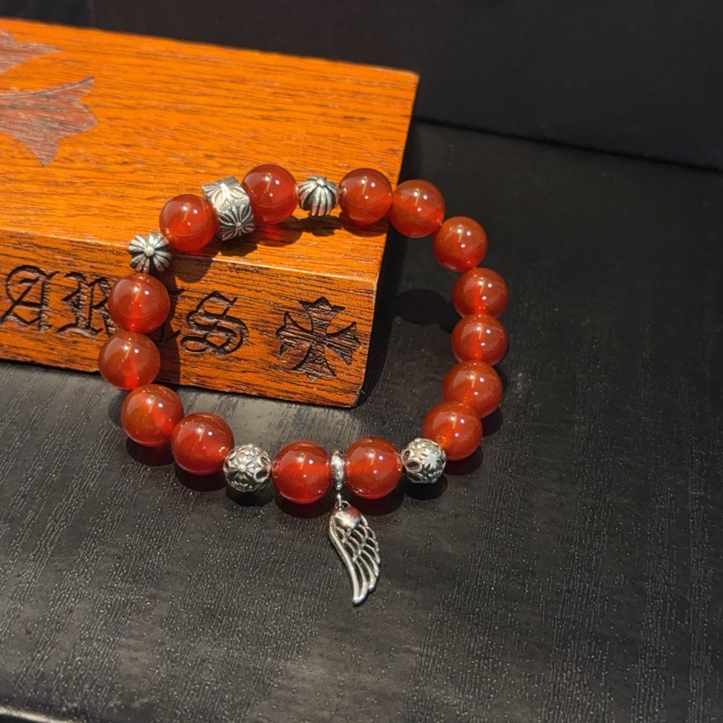  新款【专柜品质】Chrome Hearts克罗心经典复古多元素手串手链 ，快手/ins/小红书热门，凹