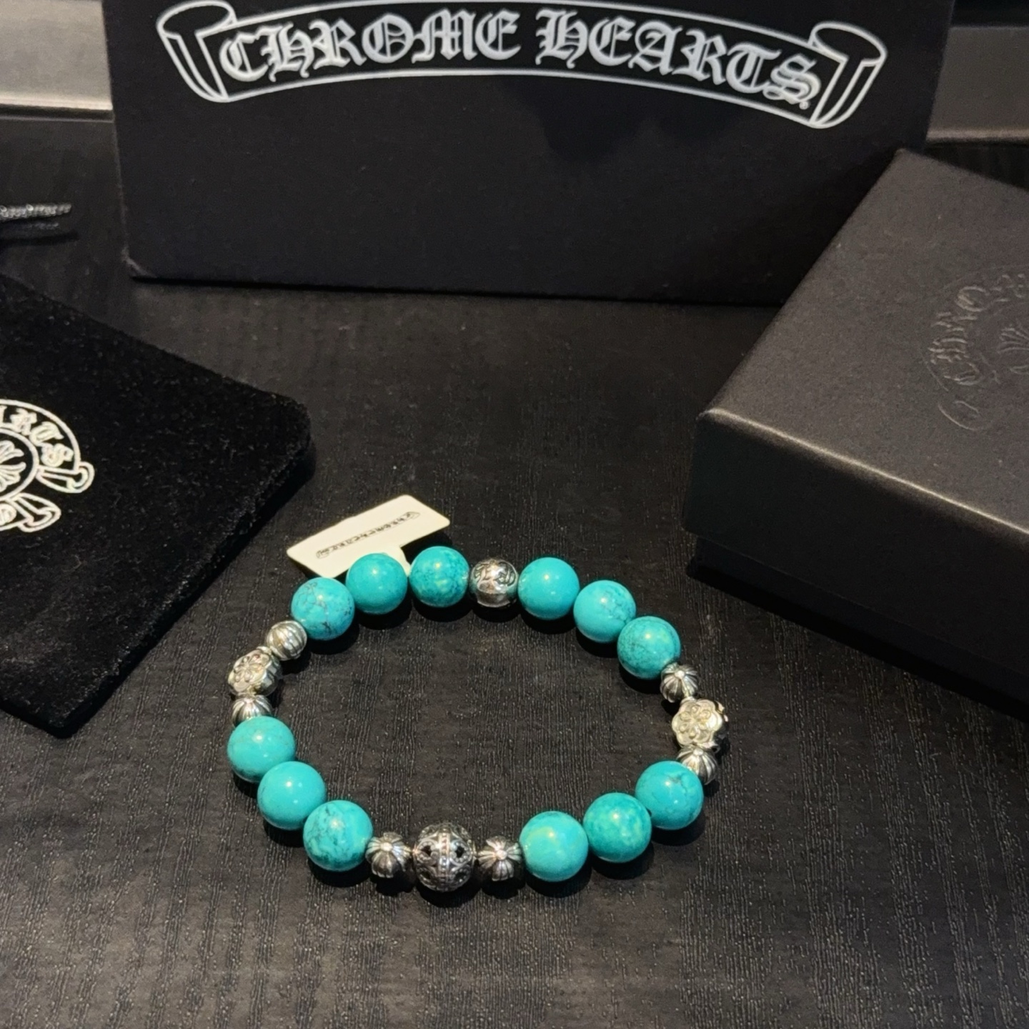  新款【专柜品质】Chrome Hearts克罗心经典复古多元素手串手链 ，快手/ins/小红书热门，凹