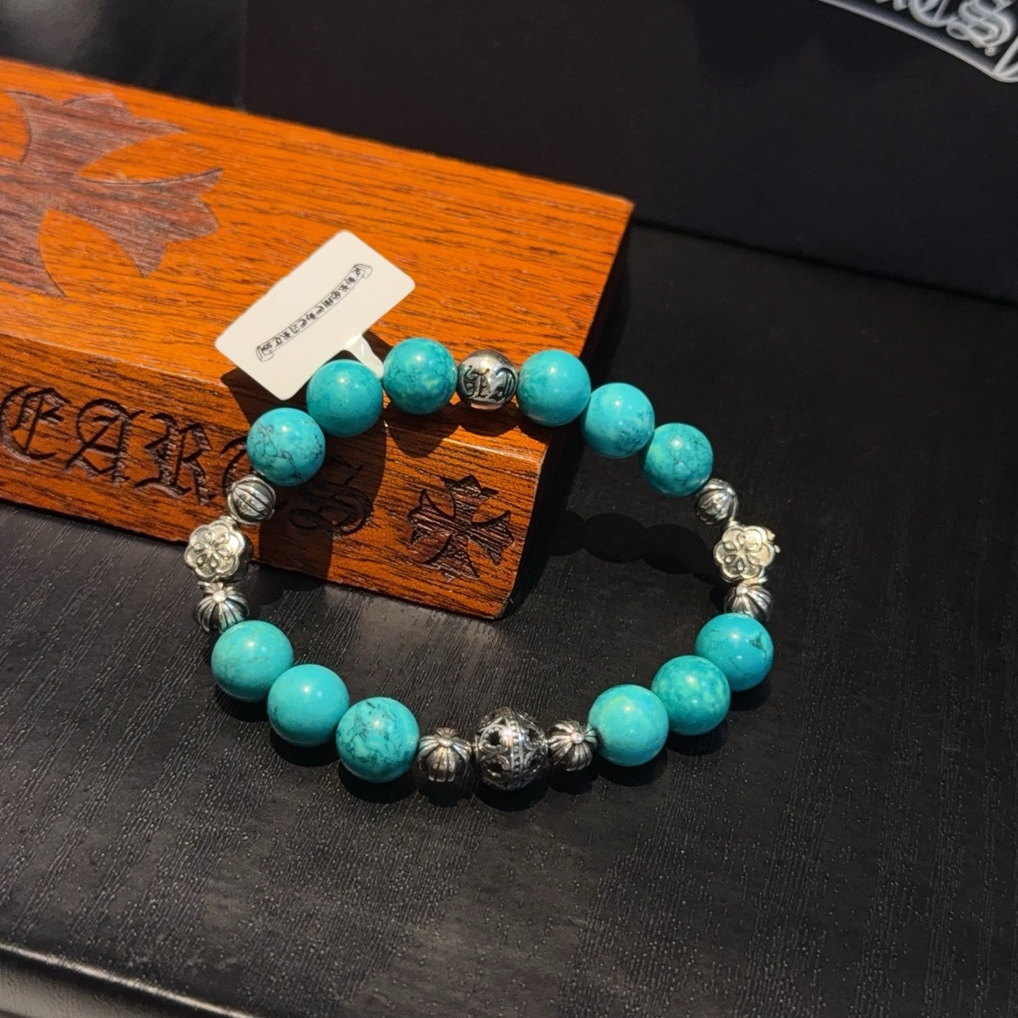  新款【专柜品质】Chrome Hearts克罗心经典复古多元素手串手链 ，快手/ins/小红书热门，凹