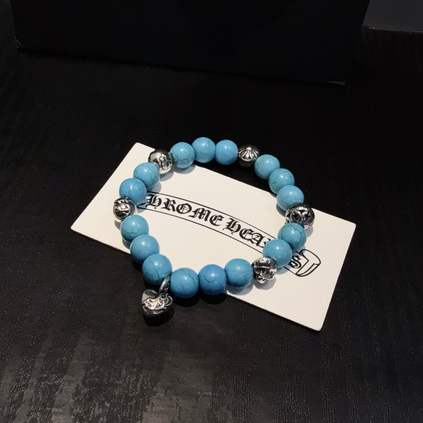  新款【专柜品质】Chrome Hearts克罗心经典复古多元素手链手串，凹凸造型不同的花纹设计风格 呈