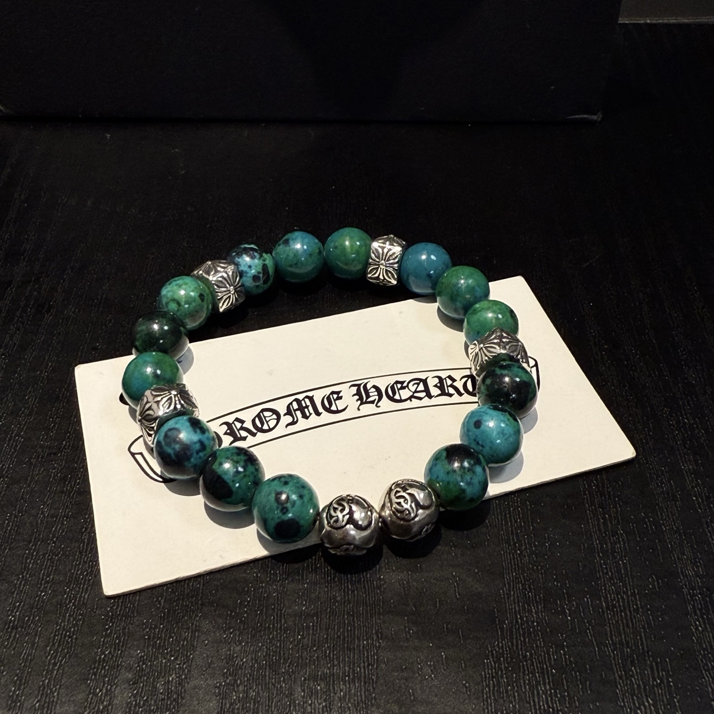  新款【专柜品质】Chrome Hearts克罗心经典复古多元素手链手串，凹凸造型不同的花纹设计风格 呈