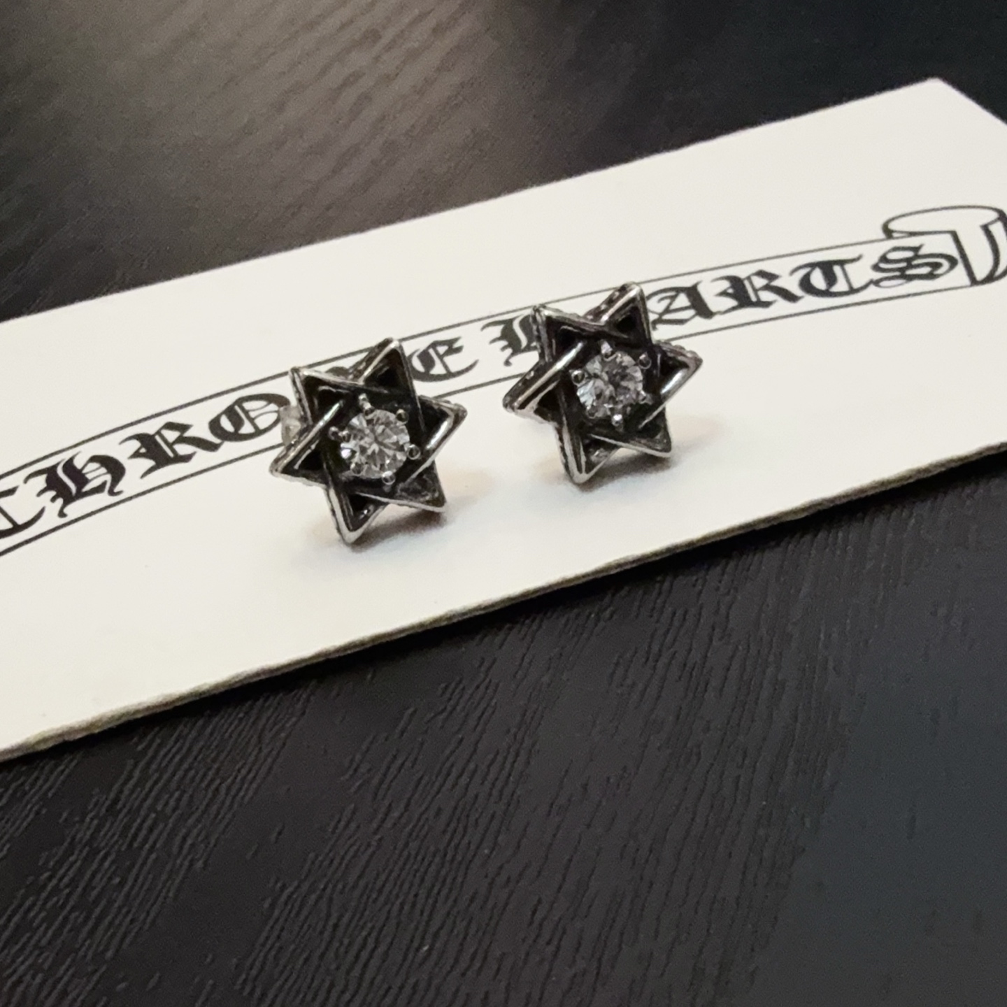  新款  【专柜品质】Chrome Hearts ❤️  克罗心十字架耳钉   进口电镀工艺 精工  ～