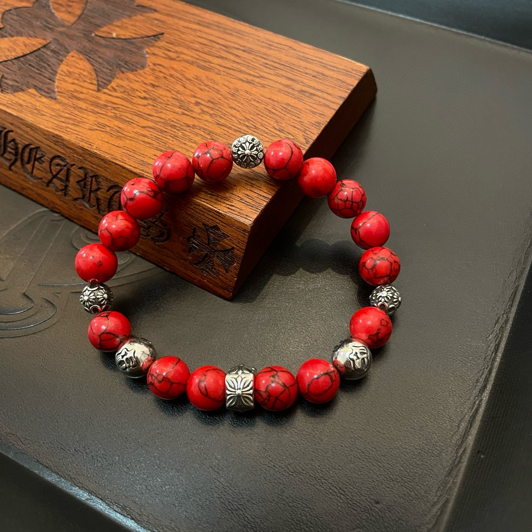 批 新款【专柜品质】Chrome Hearts克罗心 经典复古多元素手串手链 ，快手/ins/小红书热门