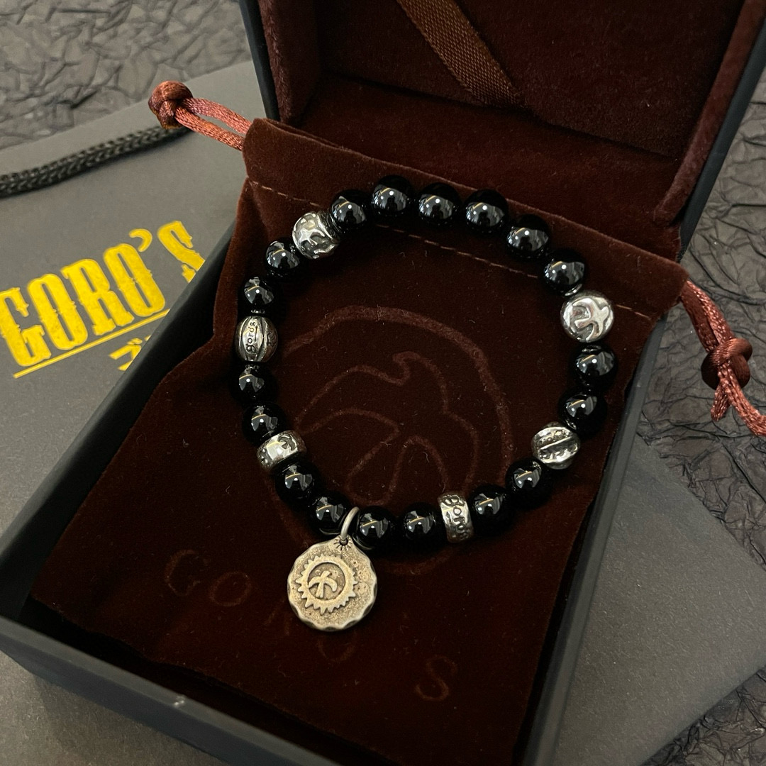 【新品上架】Goro’s高桥吾郎黑曜石手串手链，顶级版本 认准独家拍摄 主攻高端市场 绝对区别普通版本！