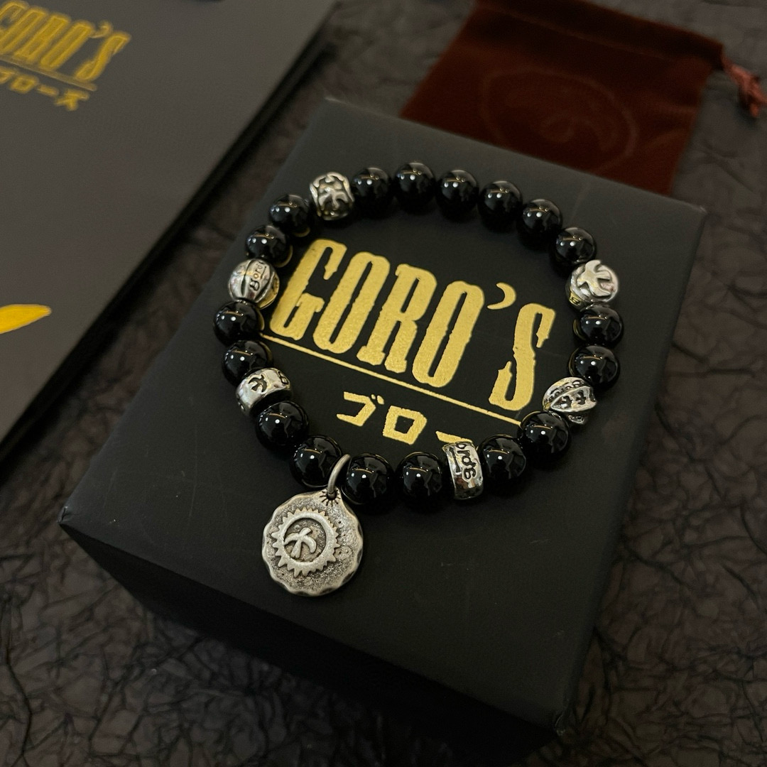 【新品上架】Goro’s高桥吾郎黑曜石手串手链，顶级版本 认准独家拍摄 主攻高端市场 绝对区别普通版本！