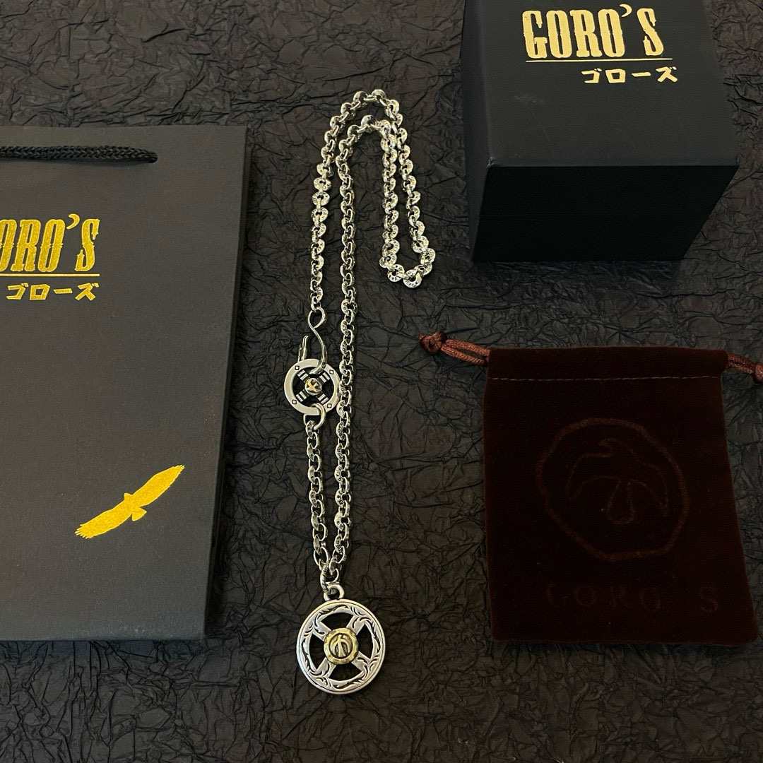    【新品上架】Goro’s高桥吾郎点金圆牌项链 顶级版本 认准独家拍摄 主攻高端市场 绝对区别普通版