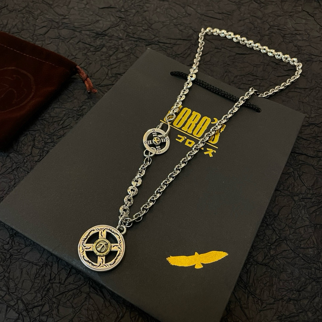    【新品上架】Goro’s高桥吾郎点金圆牌项链 顶级版本 认准独家拍摄 主攻高端市场 绝对区别普通版