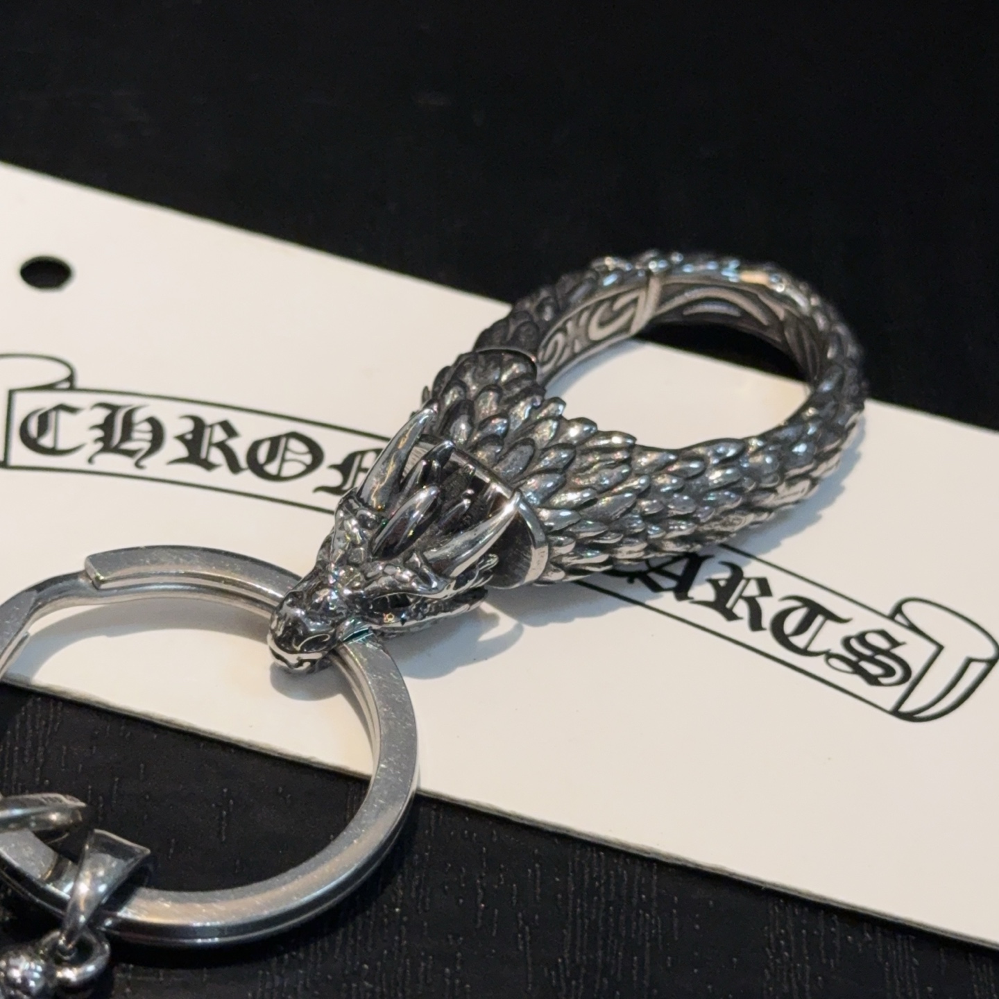   Chrome Hearts ❤️  克罗心十字架爱钥匙扣   大龙虾扣 雕刻工艺 精工品质 纯手工打