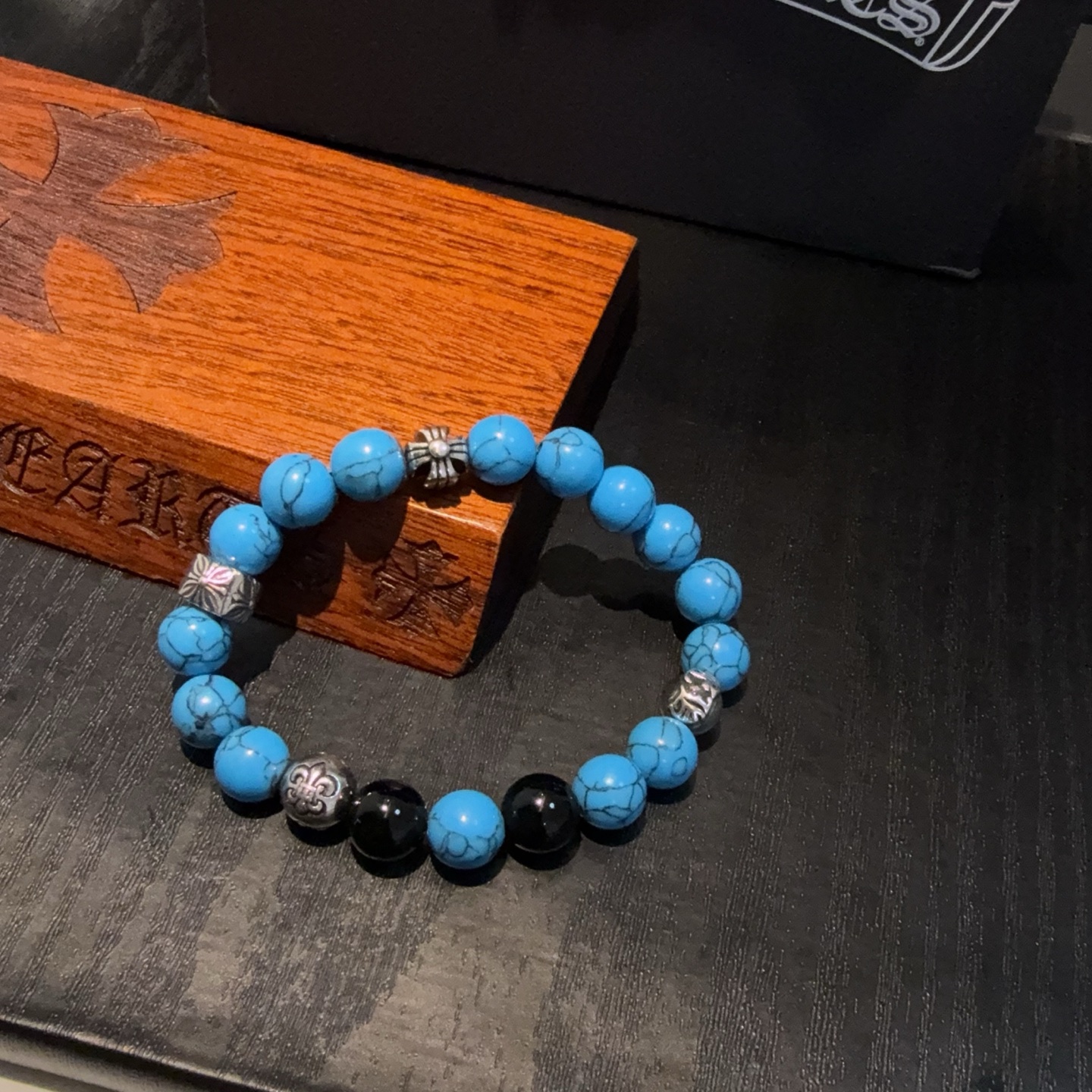  新款【专柜品质】Chrome Hearts克罗心 经典复古多元素手串手链 ，快手/ins/小红书热门，