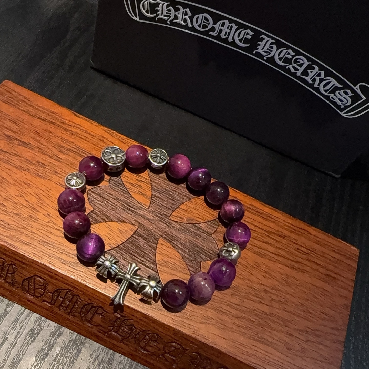  新款【专柜品质】Chrome Hearts克罗心 经典复古多元素手串手链 ，快手/ins/小红书热门，