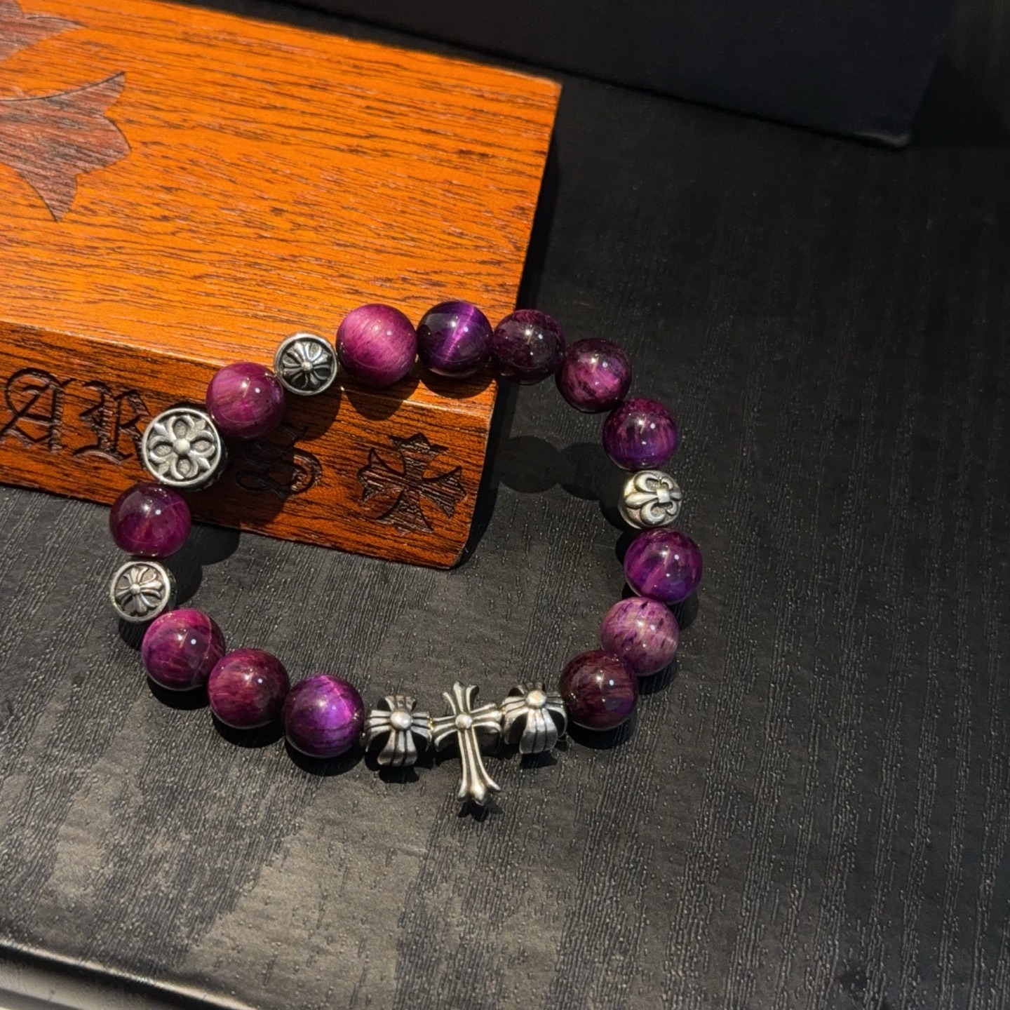  新款【专柜品质】Chrome Hearts克罗心 经典复古多元素手串手链 ，快手/ins/小红书热门，