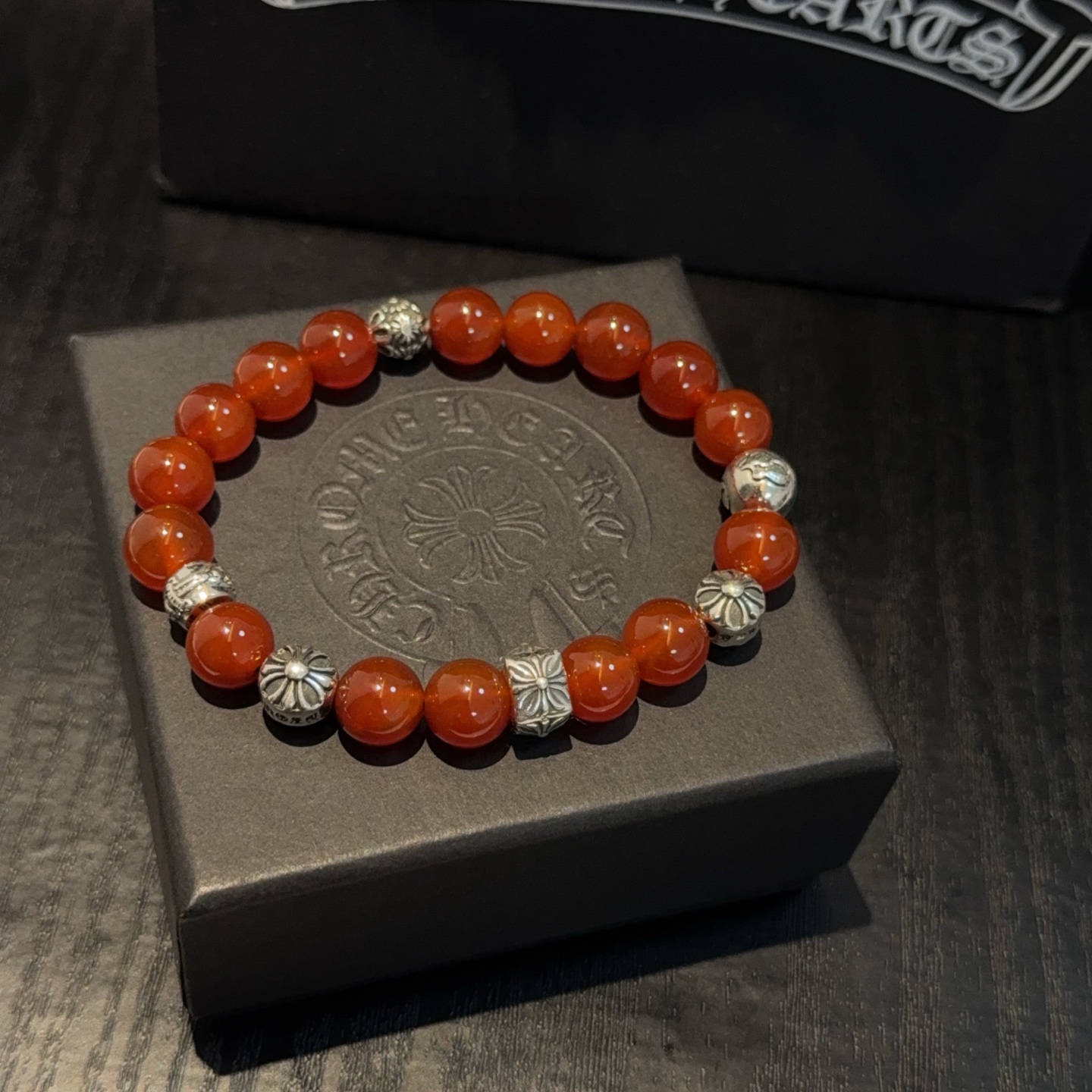  新款【专柜品质】Chrome Hearts克罗心 经典复古多元素手串手链 ，快手/ins/小红书热门，