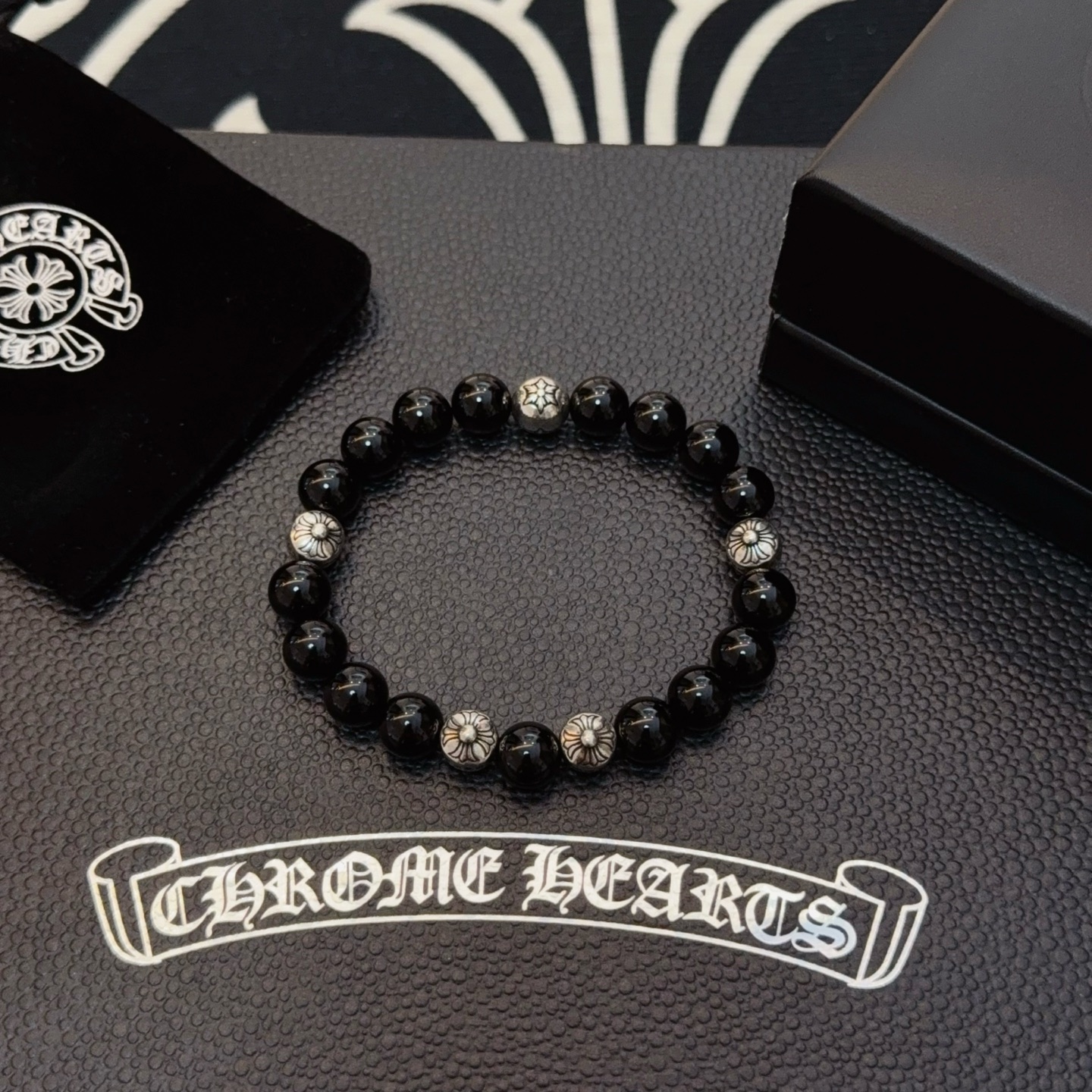  新款【专柜品质】Chrome Hearts克罗心 经典复古多元素手串手链 ，快手/ins/小红书热门，