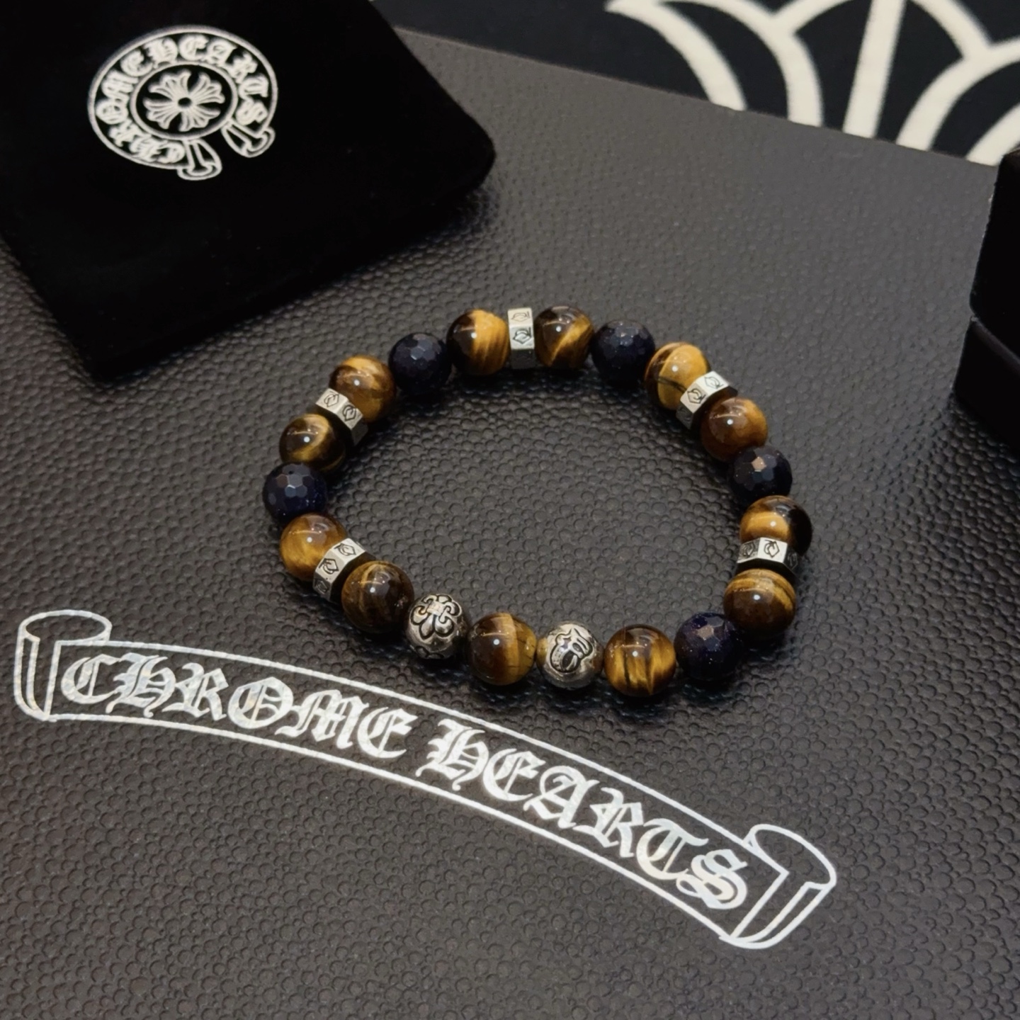  新款【专柜品质】Chrome Hearts克罗心 经典复古多元素手串手链 ，快手/ins/小红书热门，