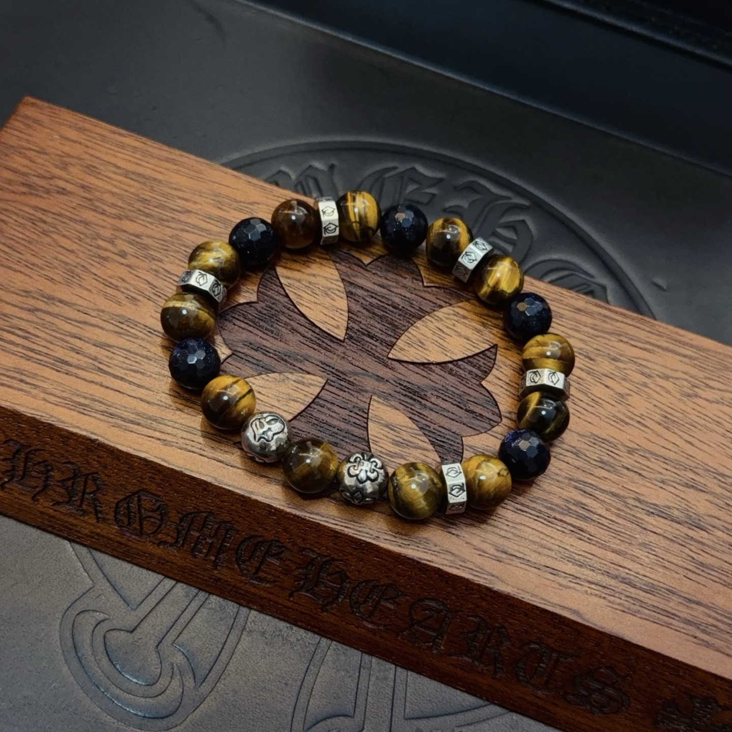  新款【专柜品质】Chrome Hearts克罗心 经典复古多元素手串手链 ，快手/ins/小红书热门，