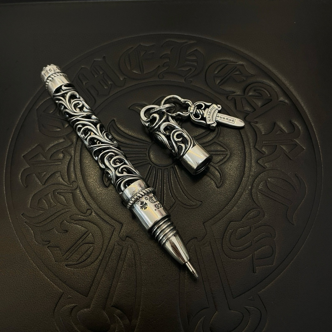 NO:385059,【Chrome Hearts】Crome Hearts new ballpoint pen, retro vine hollow signature pen. Full texture., fine jewelry, chrome hearts, chrome hearts19860909【Chrome Hearts克罗心】克罗心新款圆珠笔,复古藤蔓镂空签字笔.质感十足.,饰品精品,chrome hearts,chrome hearts,Jewelry