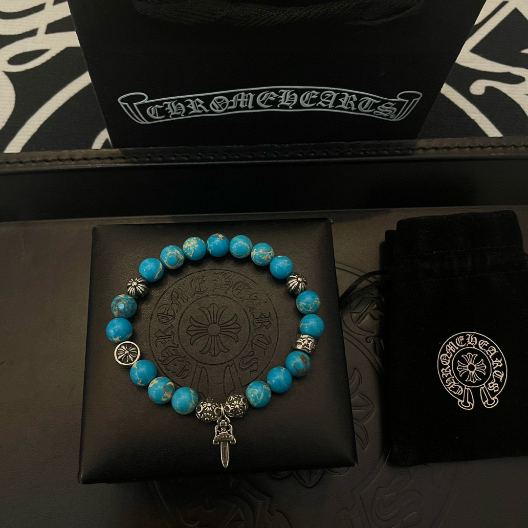  新款【专柜品质】Chrome Hearts克罗心 经典复古多元素手串手链 ，快手/ins/小红书热门，