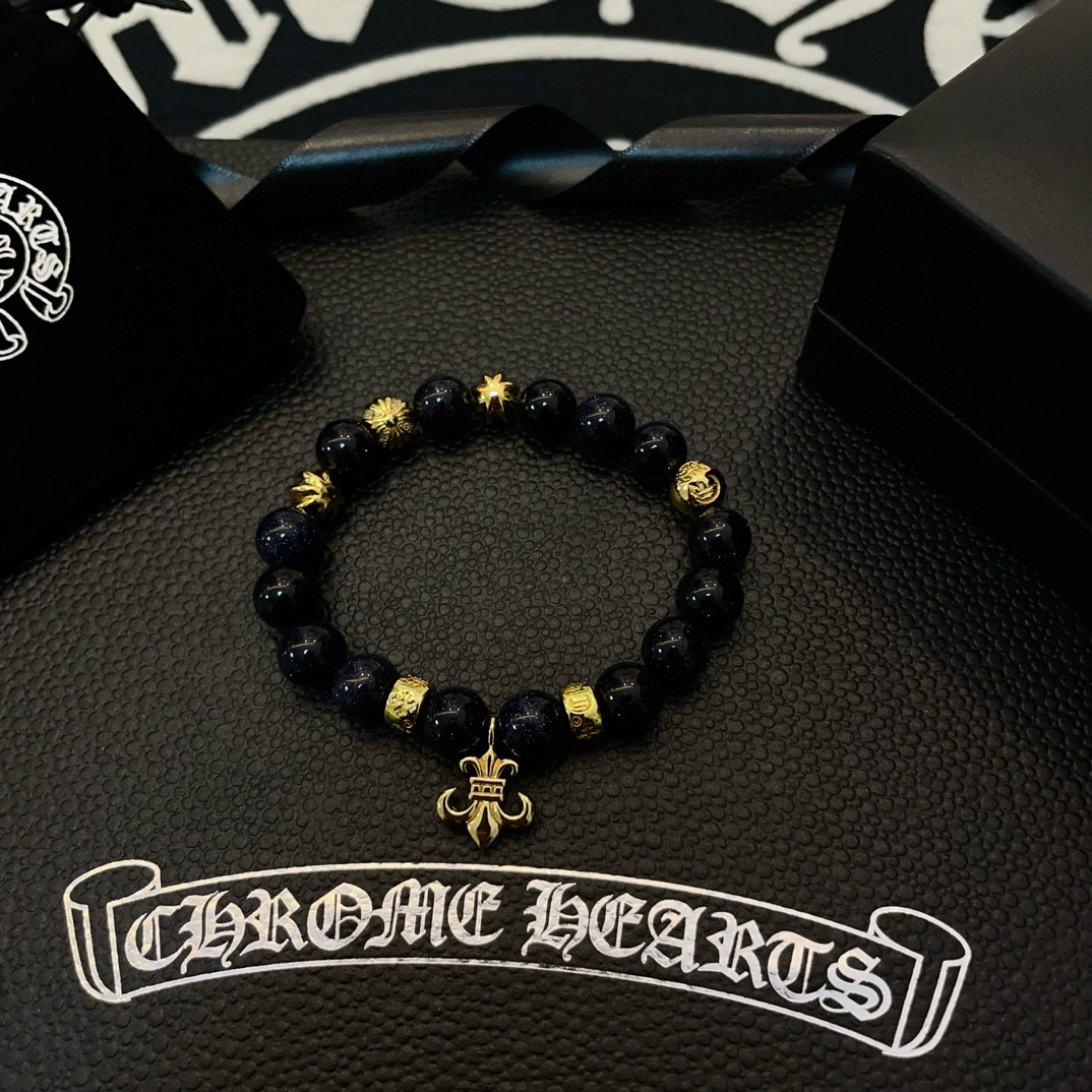  新款【专柜品质】Chrome Hearts克罗心 经典复古多元素手串手链 ，快手/ins/小红书热门，
