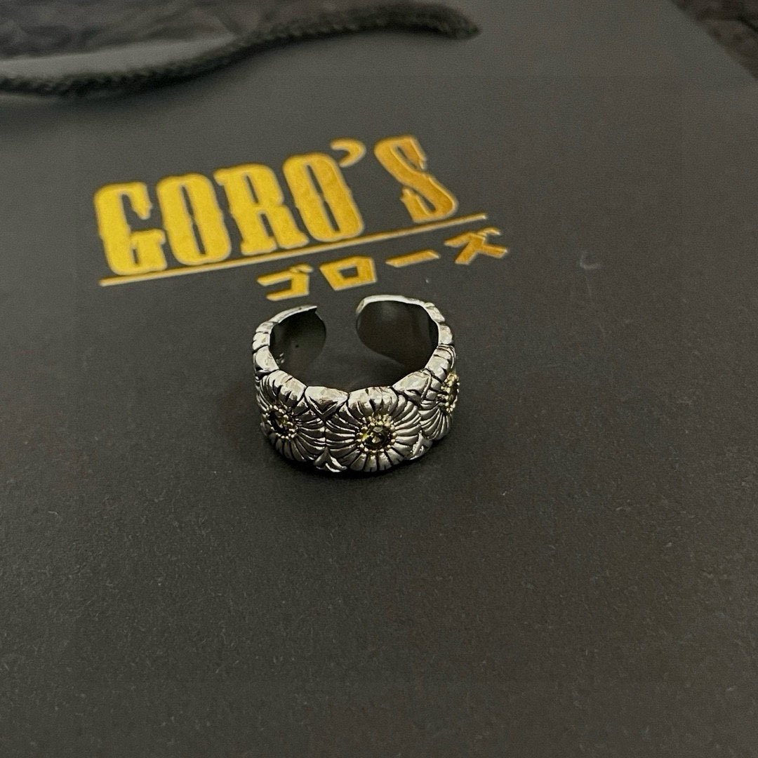   【新品上架】Goro’s高桥吾郎雏菊戒指，顶级版本 认准独家拍摄 主攻高端市场 绝对区别普通版本！图