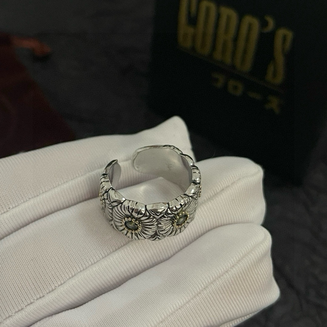   【新品上架】Goro’s高桥吾郎雏菊戒指，顶级版本 认准独家拍摄 主攻高端市场 绝对区别普通版本！图
