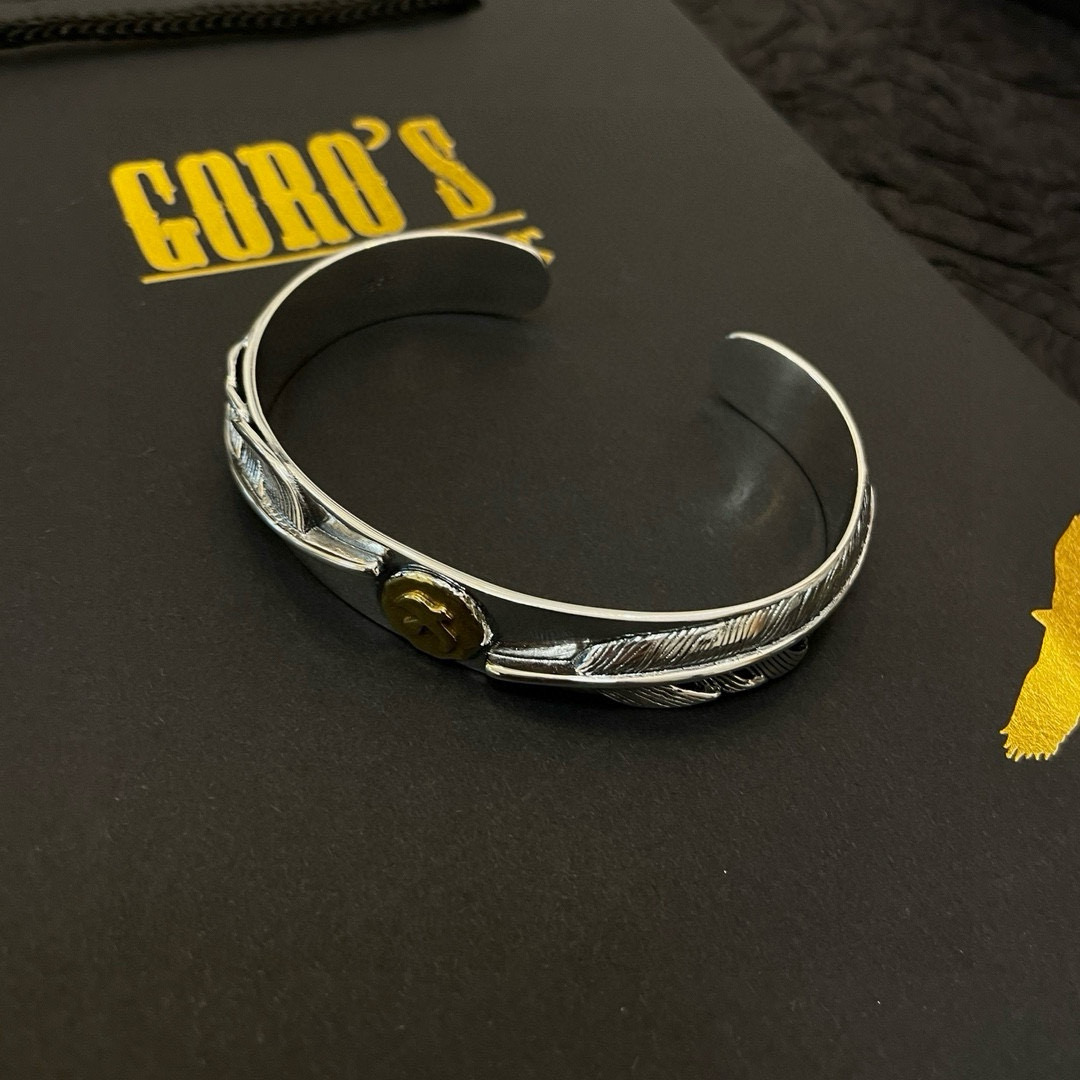   【新品上架】Goro’s高桥吾郎点金飞鸟羽毛手镯 顶级版本 认准独家拍摄 主攻高端市场 快手/ins