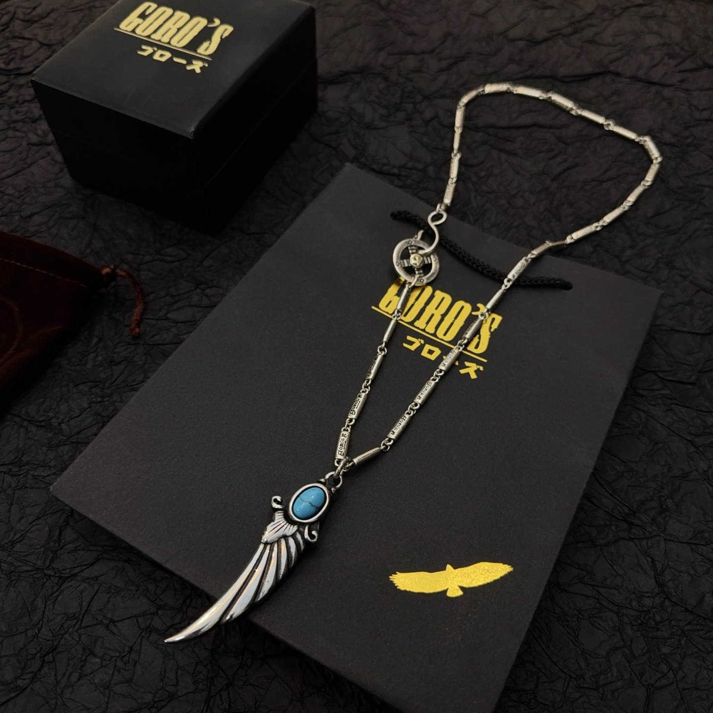 【新品上架】Goro’s高桥吾郎羽毛吊坠，高桥经典项链，顶级版本，认准独家拍摄，主攻高端市场 ，快手/i