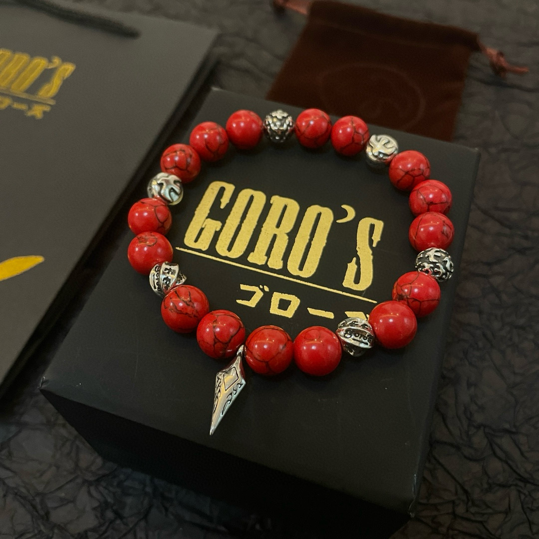 【新品上架】Goro’s高桥吾郎红松石手串手链，顶级版本 认准独家拍摄 主攻高端市场 绝对区别普通版本！