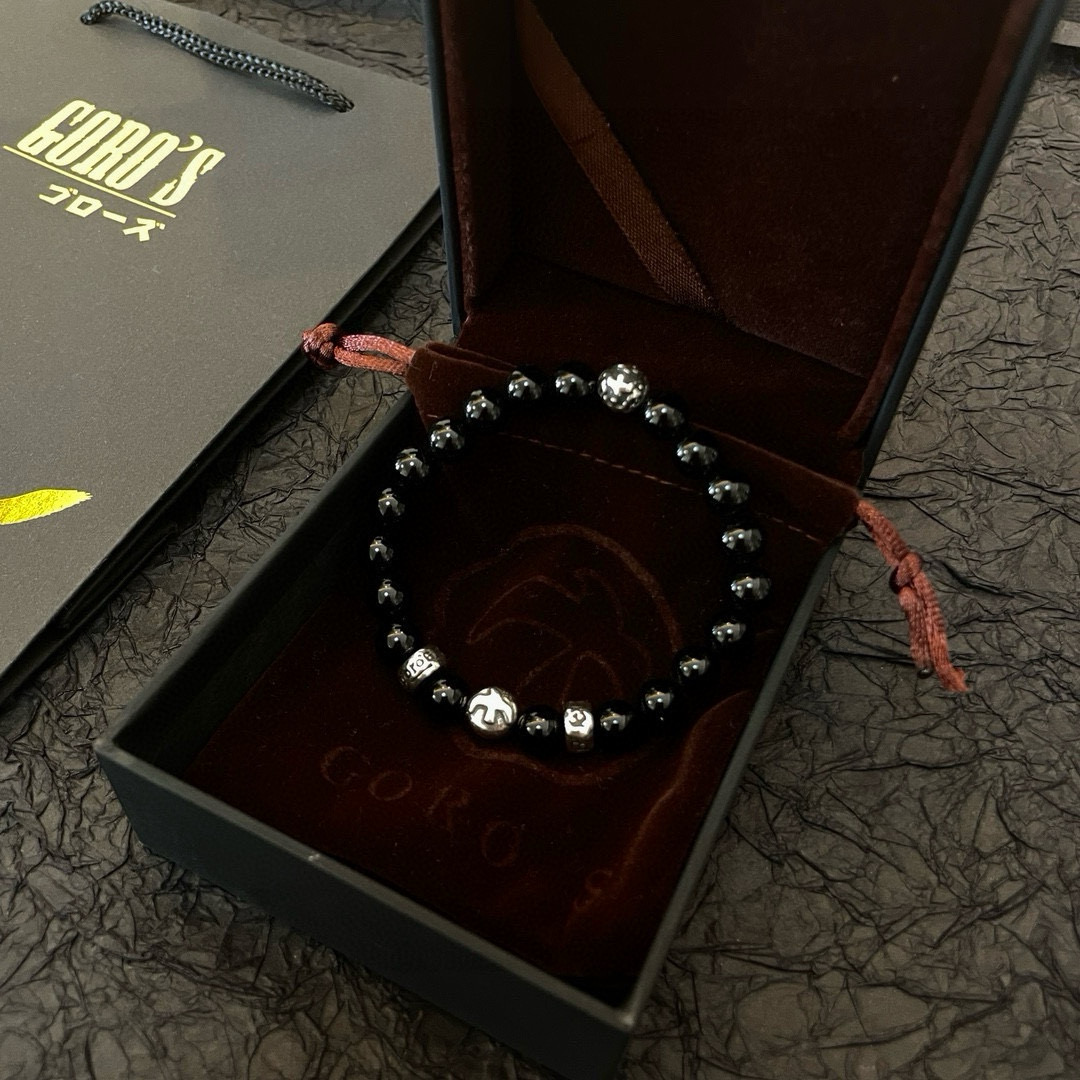 批【新品上架】Goro’s高桥吾郎黑玛飞鸟手串手链，顶级版本 认准独家拍摄 主攻高端市场 绝对区别普通版