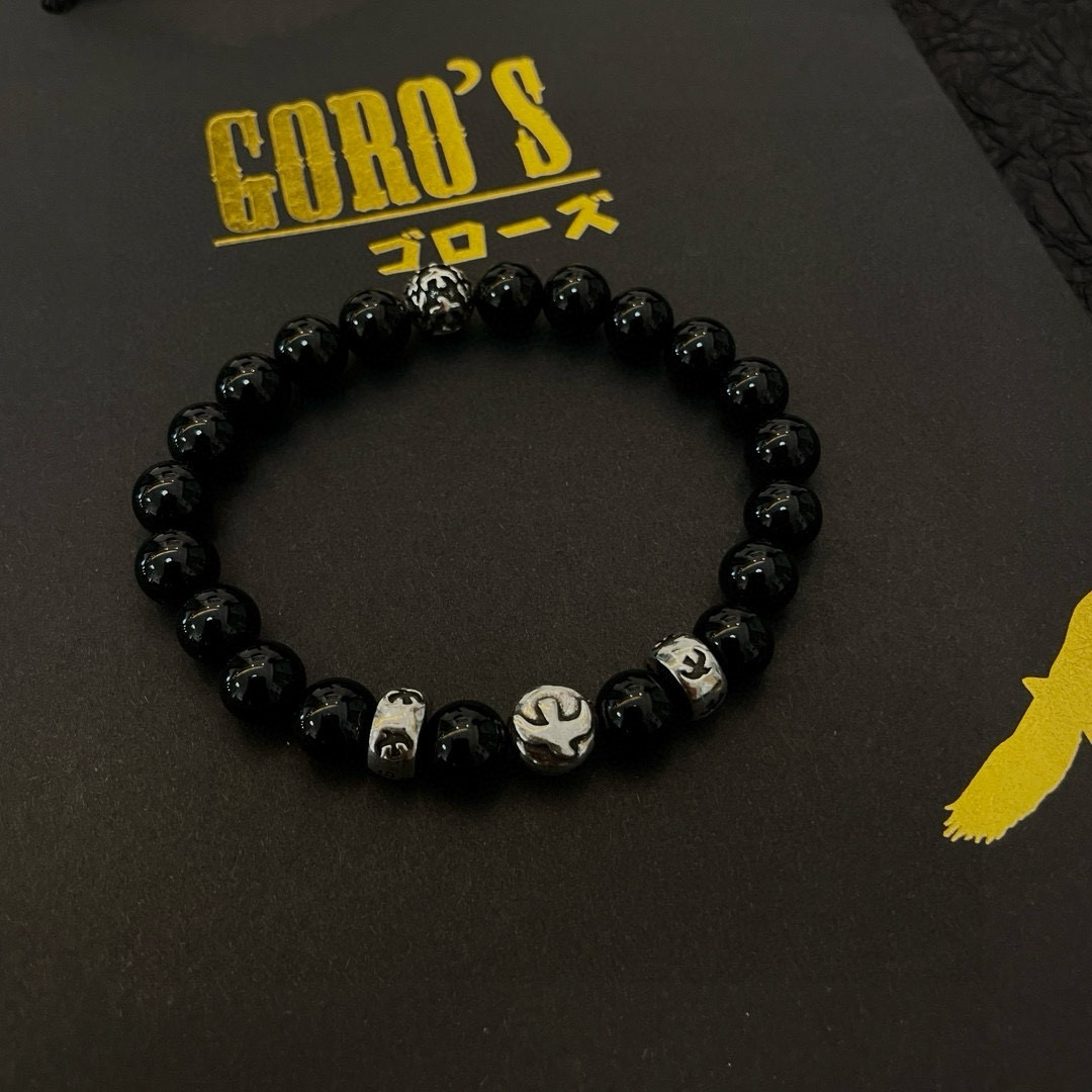 批【新品上架】Goro’s高桥吾郎黑玛飞鸟手串手链，顶级版本 认准独家拍摄 主攻高端市场 绝对区别普通版